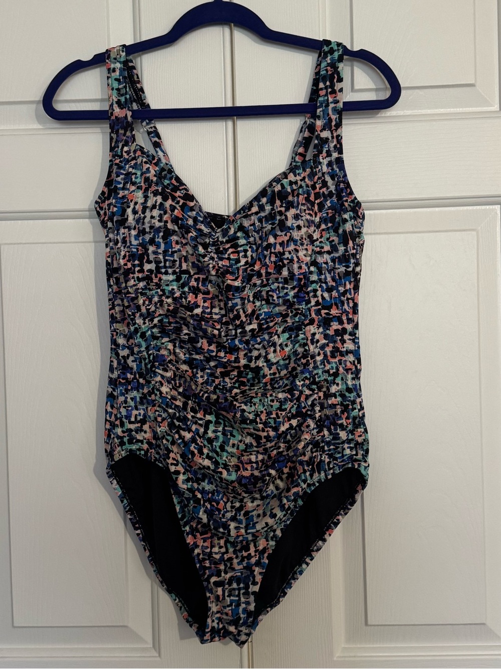 Women’s Multicolor Abstract One-Piece Swimsuit